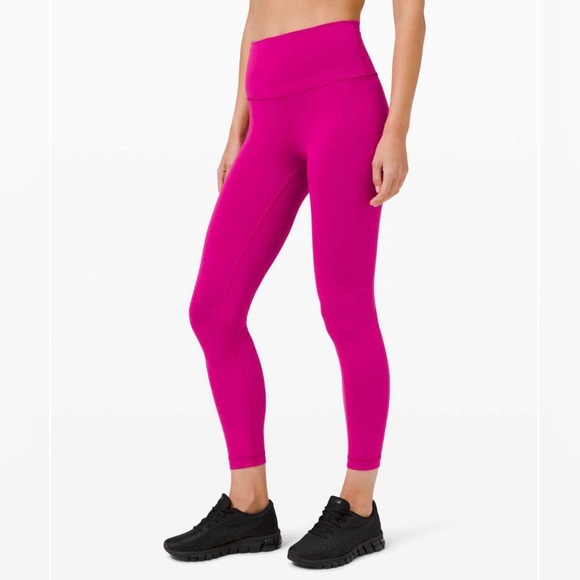 Lululemon Wunder Train High-Rise Tight 25" size 6 in ripened raspberry - Picture 6 of 6